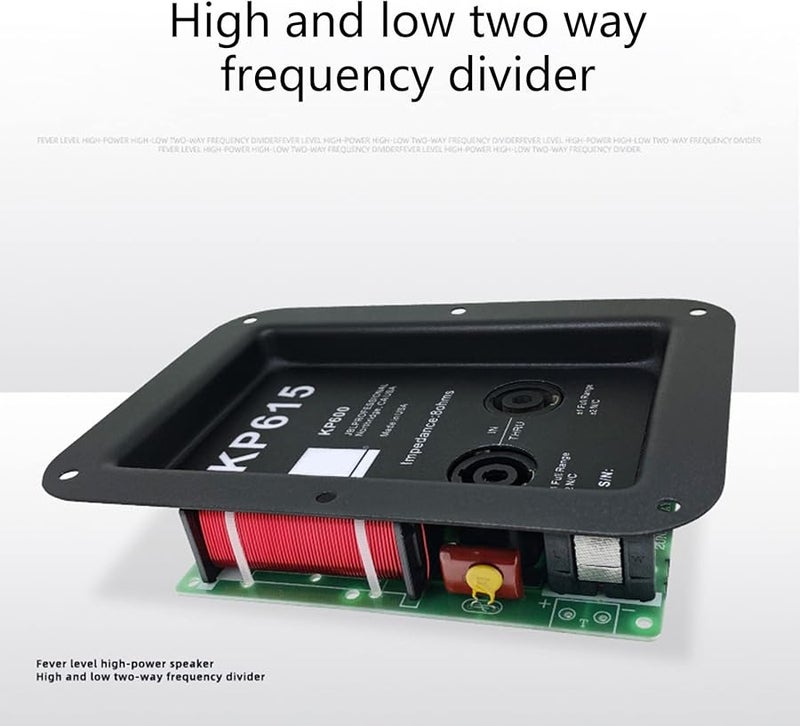 2 Way Treble Bass Frequency Divider Crossover for Home Theater Speaker System - Image 5